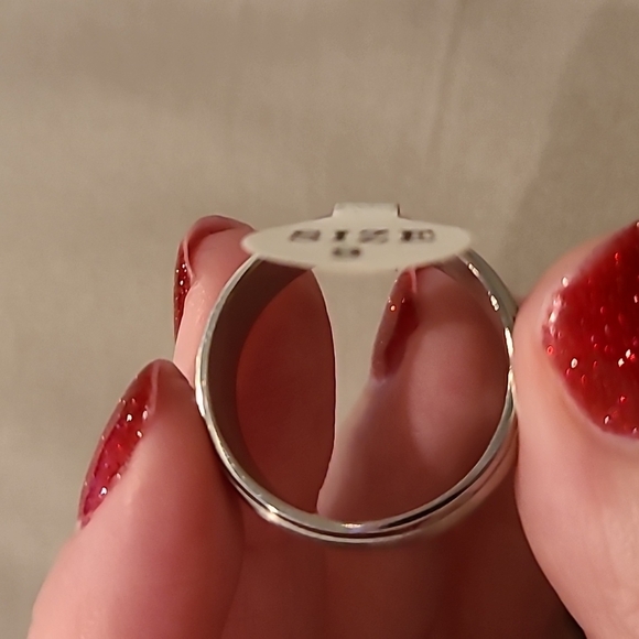 Spinner ring stainless steel swirl designs - Picture 5 of 6